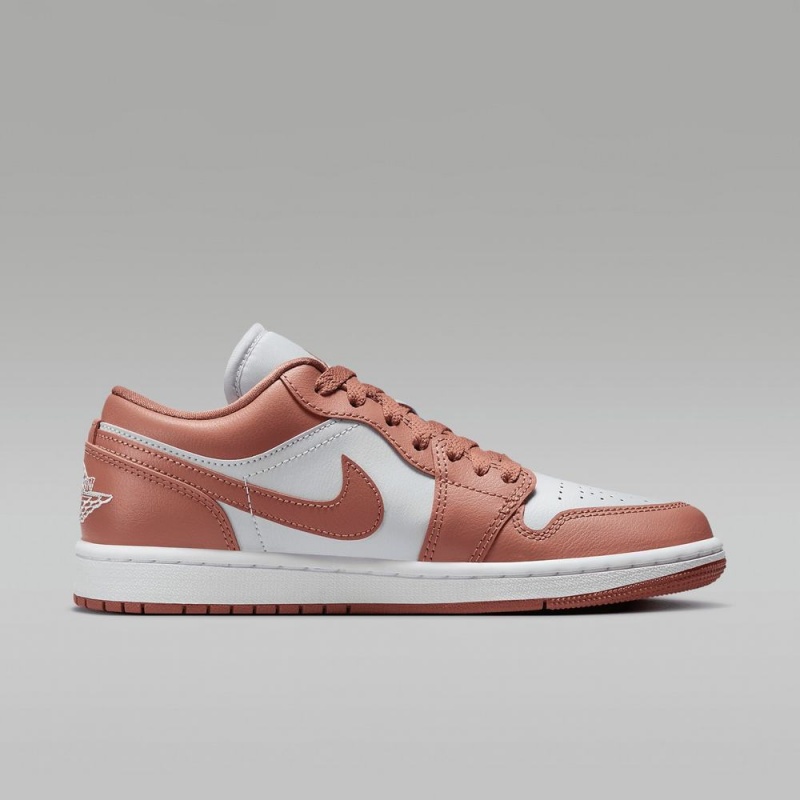 Nike Air Jordan 1 Low Miesten Kengät Pinkki Valkoinen | 548PFYDSW