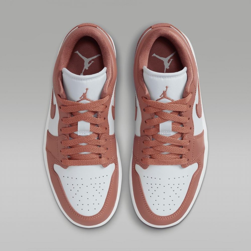 Nike Air Jordan 1 Low Miesten Kengät Pinkki Valkoinen | 548PFYDSW