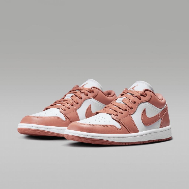 Nike Air Jordan 1 Low Miesten Kengät Pinkki Valkoinen | 548PFYDSW