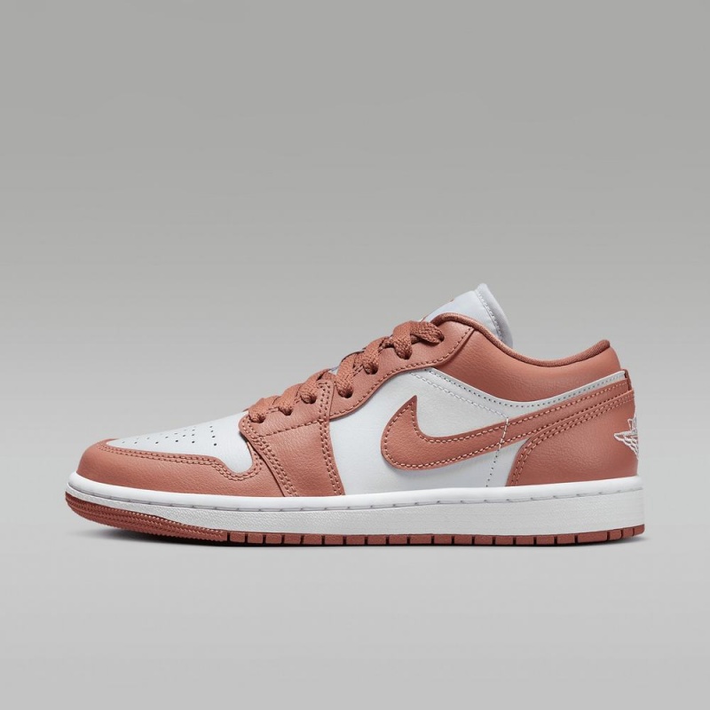 Nike Air Jordan 1 Low Miesten Kengät Pinkki Valkoinen | 548PFYDSW