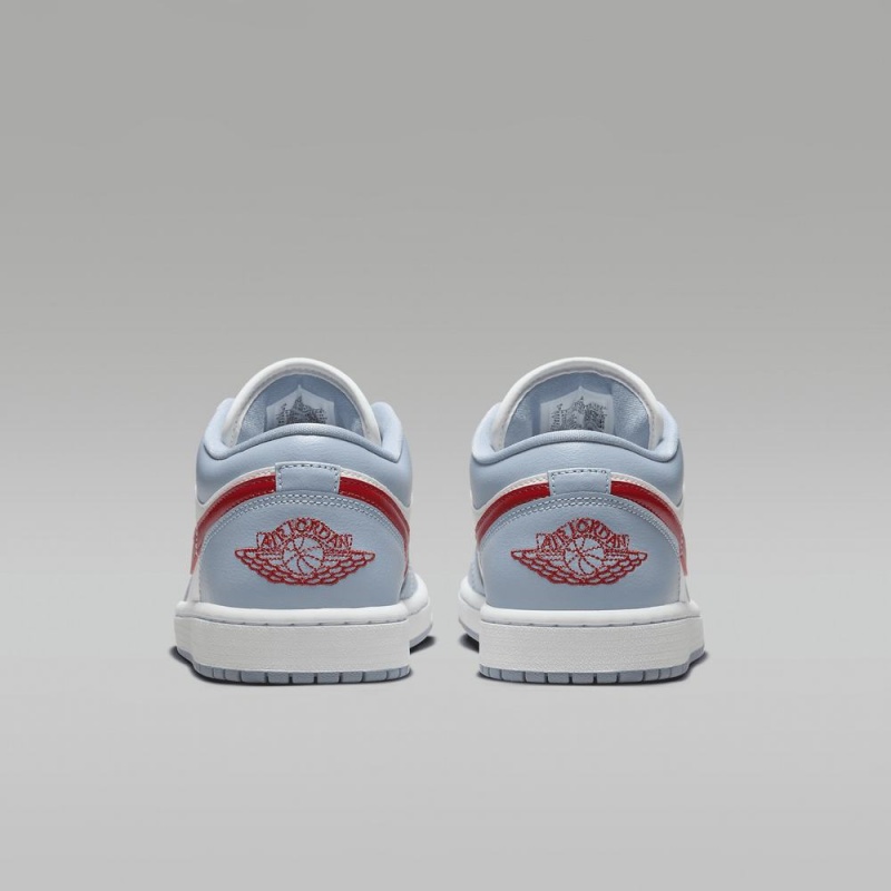 Nike Air Jordan 1 Low Miesten Kengät Sininen Harmaat Valkoinen Punainen | 312WDHMLQ