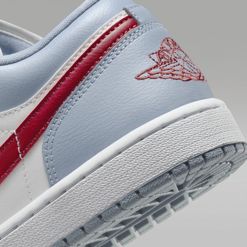 Nike Air Jordan 1 Low Miesten Kengät Sininen Harmaat Valkoinen Punainen | 312WDHMLQ