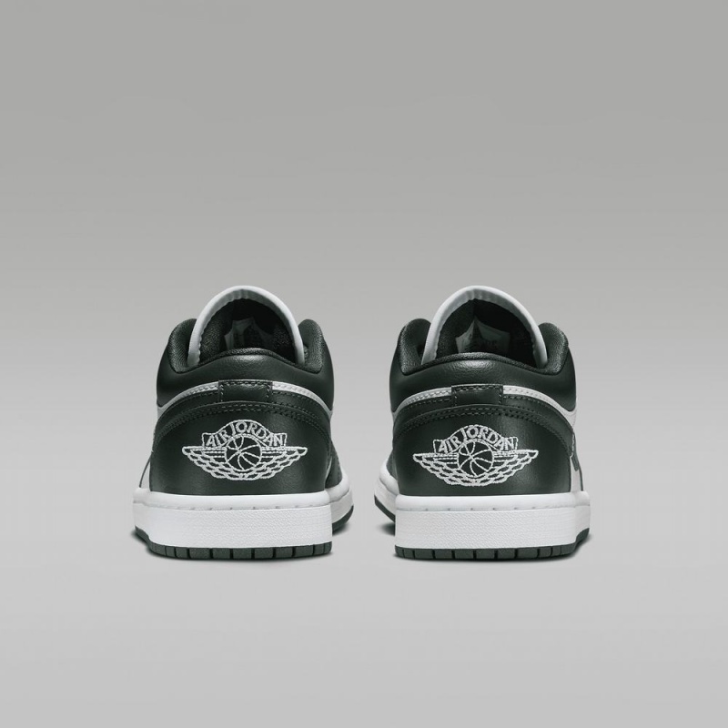 Nike Air Jordan 1 Low Miesten Kengät Syvä Vihreä Valkoinen | 126AOMZDT