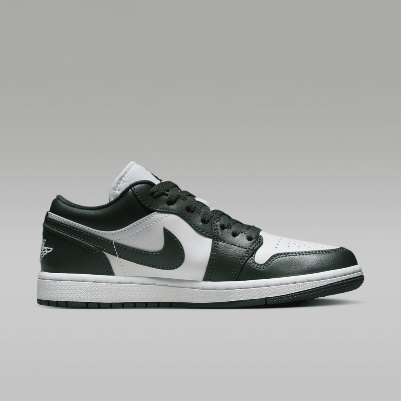 Nike Air Jordan 1 Low Miesten Kengät Syvä Vihreä Valkoinen | 126AOMZDT