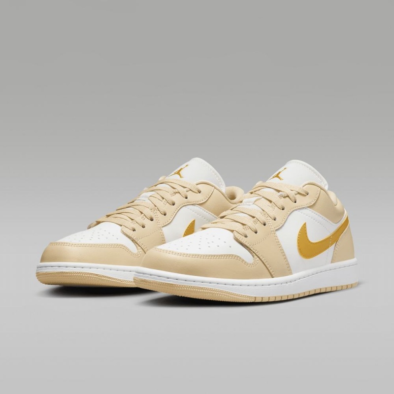 Nike Air Jordan 1 Low Miesten Kengät Vaaleankeltainen Valkoinen Keltainen | 649BTOFDM