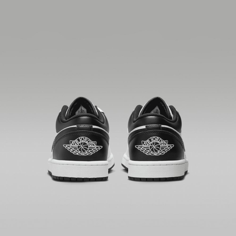 Nike Air Jordan 1 Low Miesten Kengät Valkoinen Mustat | 763RSDFUP