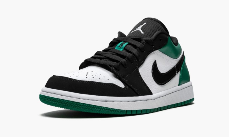 Nike Air Jordan 1 Low 'Mystic Green' Miesten Kengät Valkoinen Mustat Vihreä | 087DLGZSA