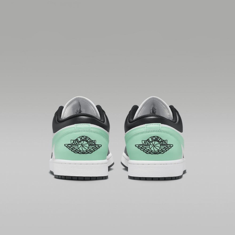 Nike Air Jordan 1 Low Naisten Kengät Mustat Valkoinen Vihreä | 109UTPLSR