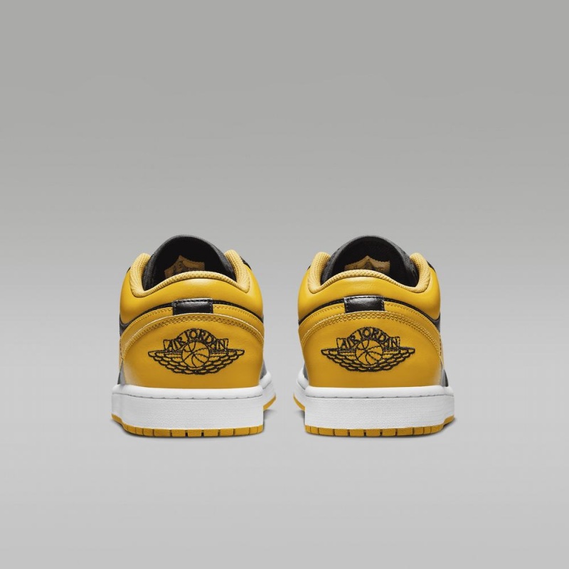 Nike Air Jordan 1 Low Naisten Kengät Mustat Valkoinen Keltainen | 295XBDNRH