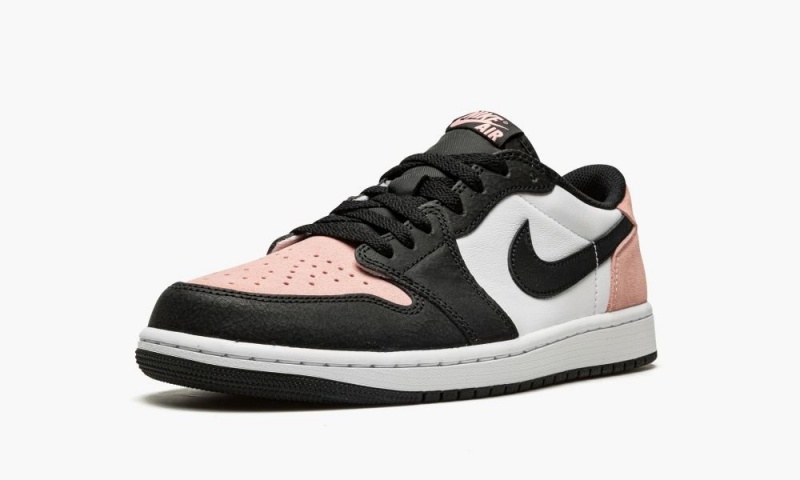 Nike Air Jordan 1 Low OG 'Bleached Coral' Miesten Kengät Mustat Koralli Valkoinen | 725XREOTP