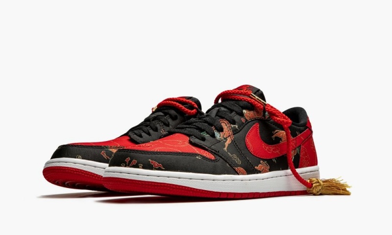 Nike Air Jordan 1 Low OG 'Chinese New Year 2021' Miesten Kengät Mustat Punainen Metal | 409MBGZLU
