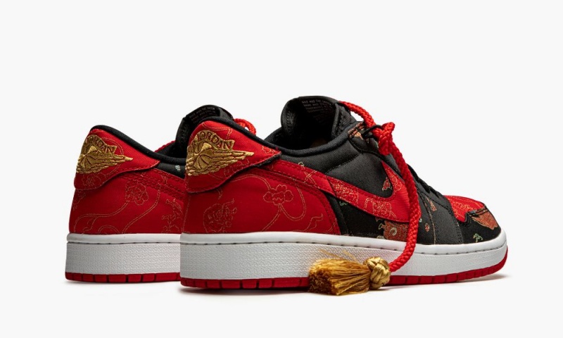 Nike Air Jordan 1 Low OG 'Chinese New Year 2021' Miesten Kengät Mustat Punainen Metal | 409MBGZLU