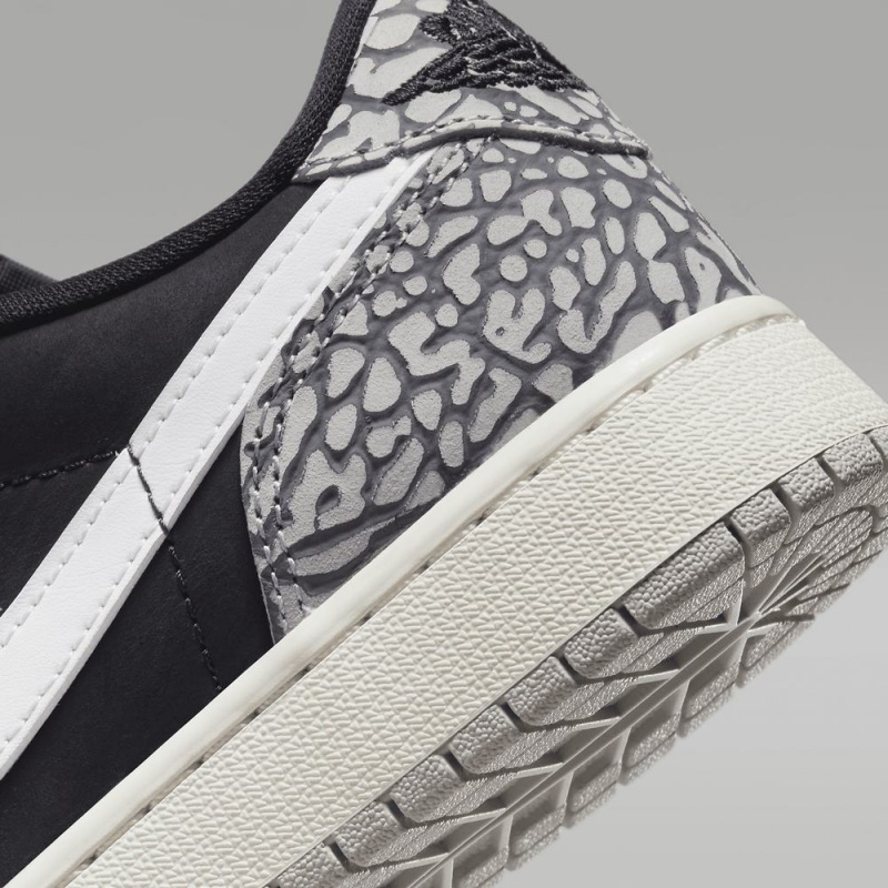 Nike Air Jordan 1 Low OG Lasten Kengät Mustat Valkoinen | 684GIPNHB