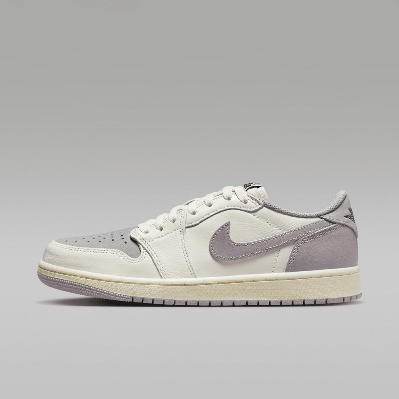 Nike Air Jordan 1 Low OG Miesten Kengät Harmaat Mustat | 253QIZFBG