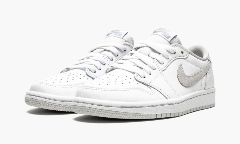 Nike Air Jordan 1 Low OG 'Neutraalit Grey' Naisten Kengät Valkoinen Harmaat | 218EXRYAP