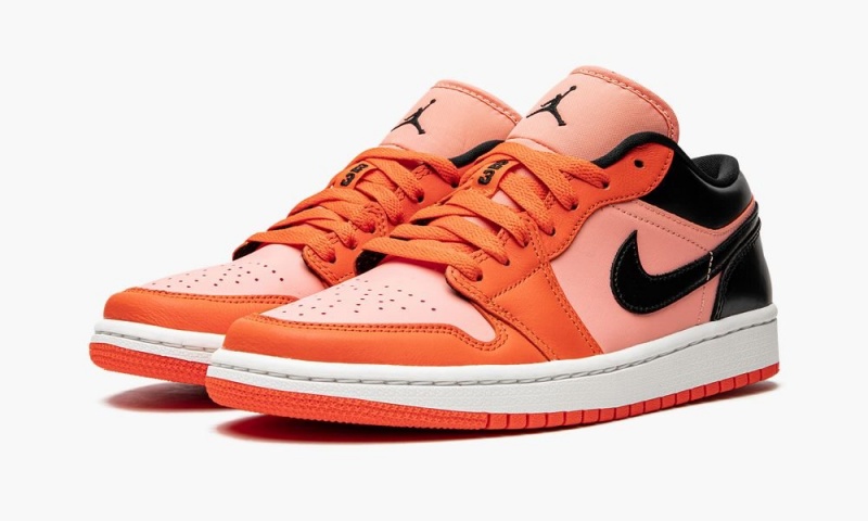 Nike Air Jordan 1 Low 'Orange Black' Naisten Kengät Oranssi Mustat | 267MSVTXB