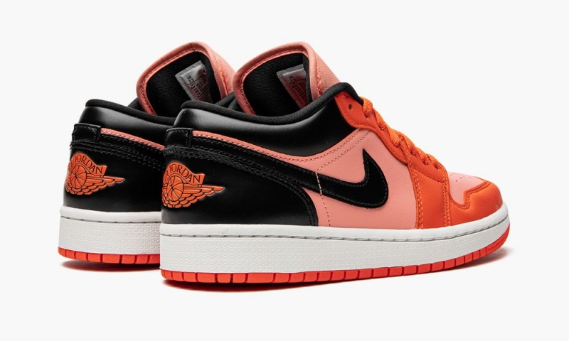Nike Air Jordan 1 Low 'Orange Black' Naisten Kengät Oranssi Mustat | 267MSVTXB