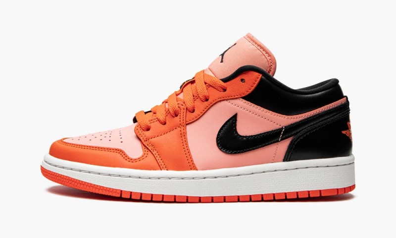 Nike Air Jordan 1 Low \'Orange Black\' Naisten Kengät Oranssi Mustat | 267MSVTXB