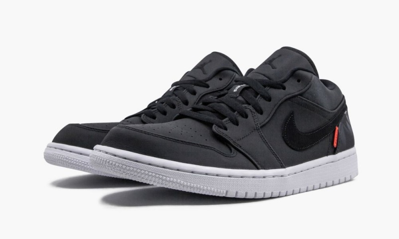 Nike Air Jordan 1 Low PSG 'PSG - Paris Saint Germain' Miesten Kengät Mustat Tummanharmaat | 293YLPXVE