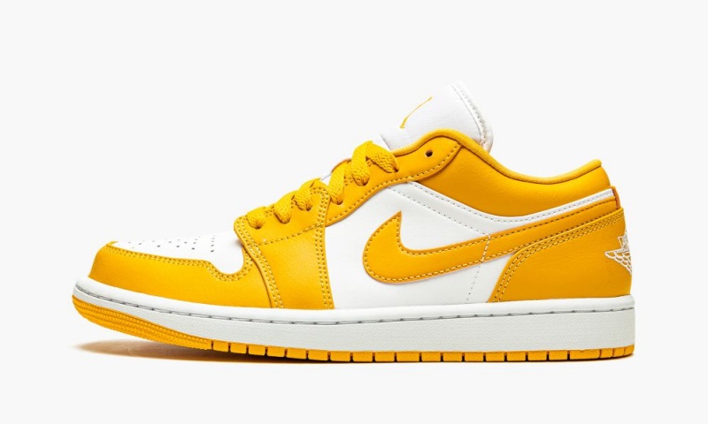Nike Air Jordan 1 Low \'Pollen\' Miesten Kengät Valkoinen Keltainen | 953PKCOFU