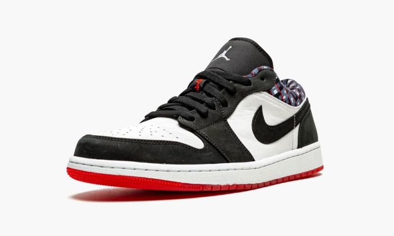 Nike Air Jordan 1 Low Q54 'Quai 54' Miesten Kengät Valkoinen Mustat Punainen | 710WCGIUB