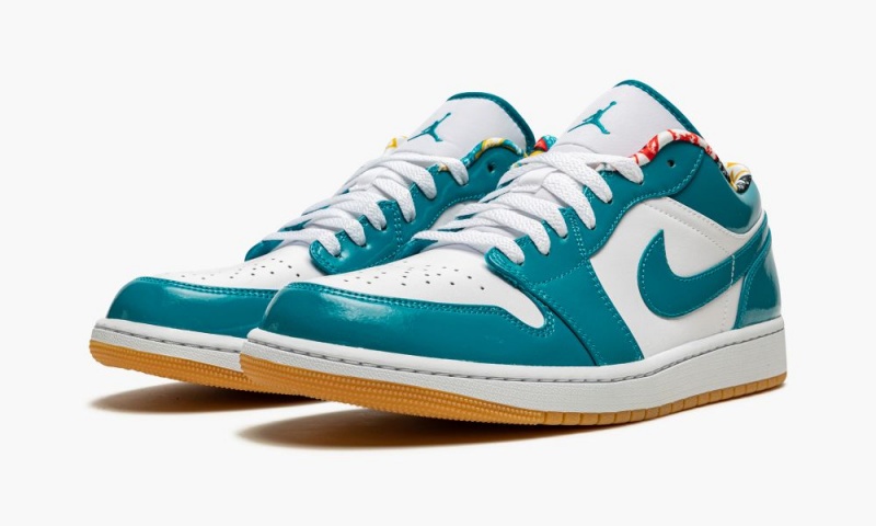 Nike Air Jordan 1 Low SE 'Barcelona' Miesten Kengät Turkoosi Valkoinen | 453XISCEG