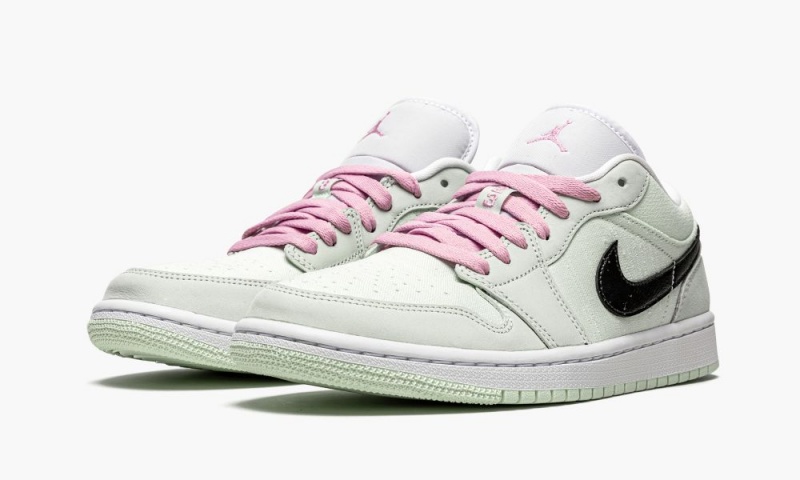 Nike Air Jordan 1 Low SE 'Barely Green' Naisten Kengät Vihreä Mustat | 683MHROIL