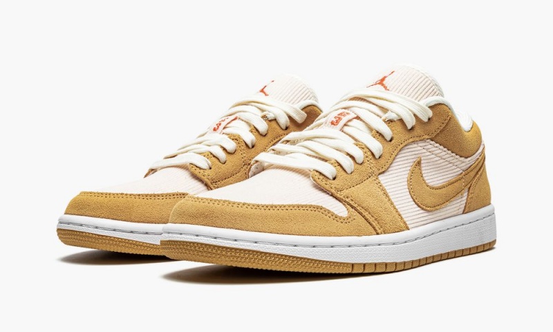 Nike Air Jordan 1 Low SE 'Corduroy & Mokka' Naisten Kengät Ruskea Valkoinen | 643SICQRY