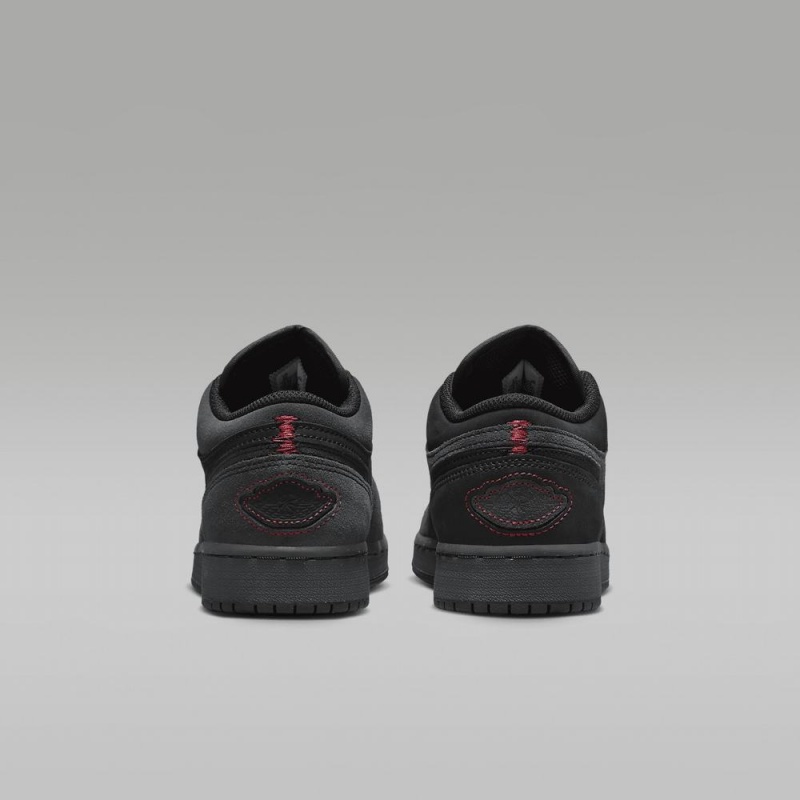 Nike Air Jordan 1 Low SE Craft Lasten Kengät Tummanharmaat Punainen Mustat | 469OLDANH