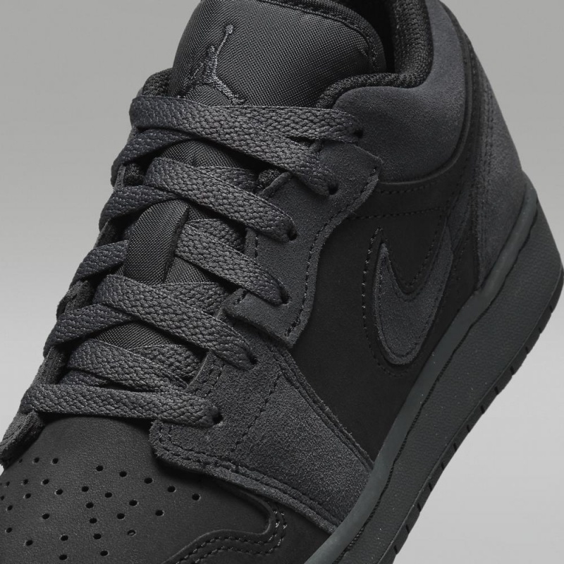Nike Air Jordan 1 Low SE Craft Lasten Kengät Tummanharmaat Punainen Mustat | 469OLDANH