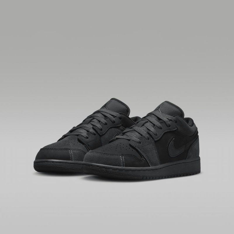 Nike Air Jordan 1 Low SE Craft Lasten Kengät Tummanharmaat Punainen Mustat | 469OLDANH