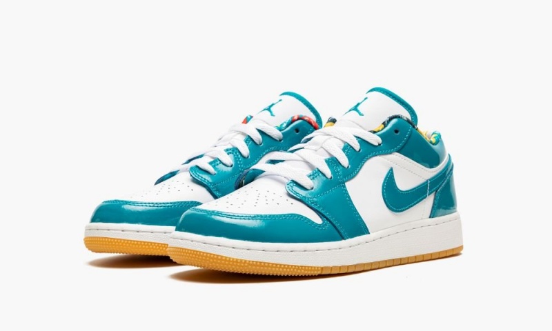 Nike Air Jordan 1 Low SE GS 'Barcelona' Lasten Kengät Turkoosi Valkoinen | 781TJWPZV