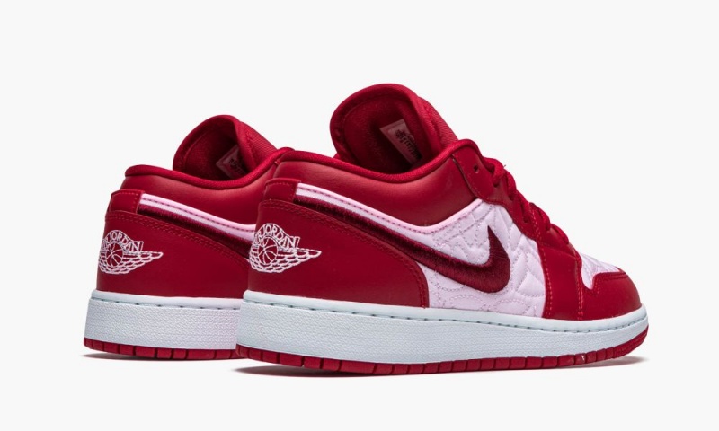 Nike Air Jordan 1 Low SE GS 'Pink Quilt' Lasten Kengät Punainen Tumman | 789UKEGYW