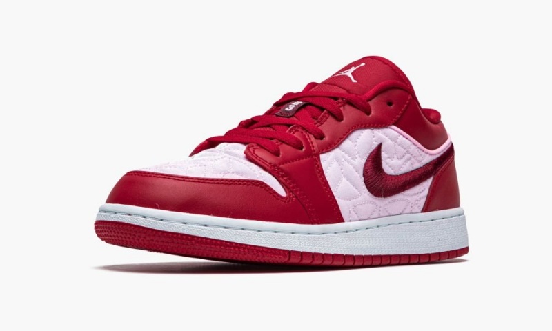 Nike Air Jordan 1 Low SE GS 'Pink Quilt' Lasten Kengät Punainen Tumman | 789UKEGYW