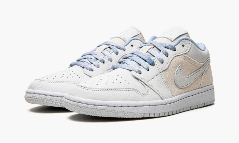 Nike Air Jordan 1 Low SE 'Grey cream' Naisten Kengät Valkoinen Sininen | 527OULEYX