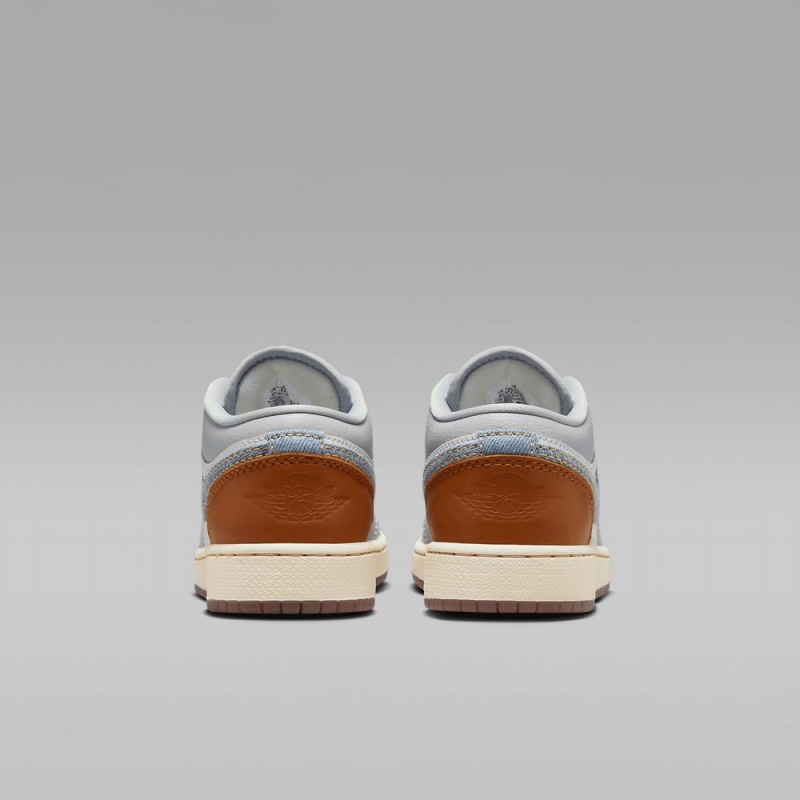 Nike Air Jordan 1 Low SE Lasten Kengät Harmaat Valkoinen | 856QNOGET