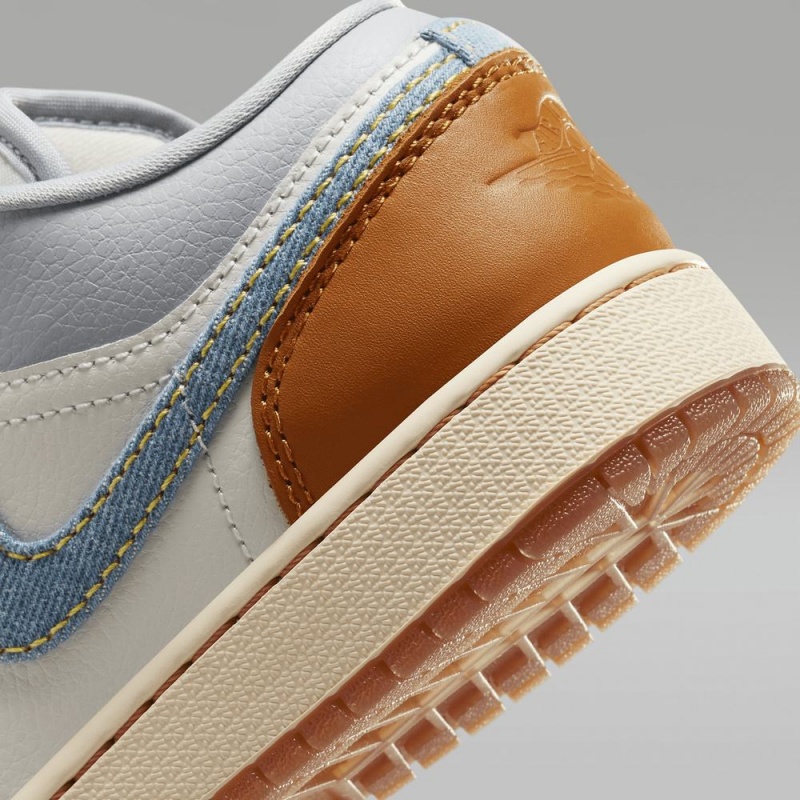 Nike Air Jordan 1 Low SE Lasten Kengät Harmaat Valkoinen | 856QNOGET