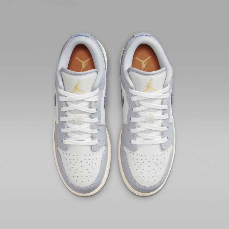 Nike Air Jordan 1 Low SE Lasten Kengät Harmaat Valkoinen | 856QNOGET