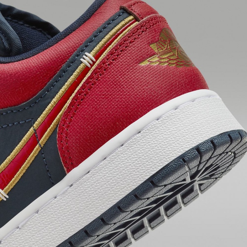 Nike Air Jordan 1 Low SE Lasten Kengät Punainen Mustat | 856BCAHZI