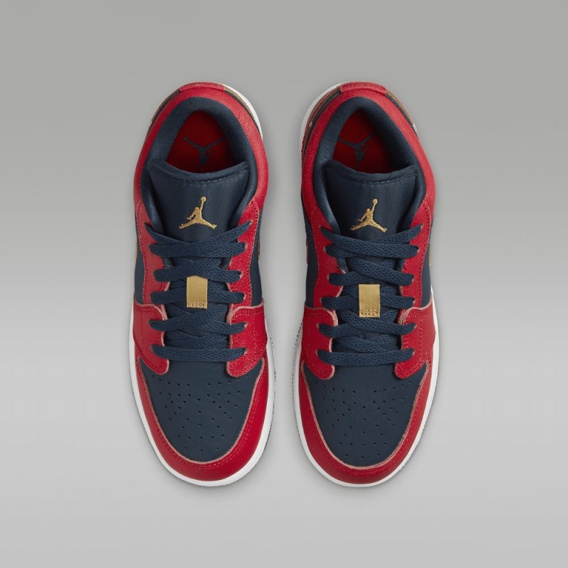 Nike Air Jordan 1 Low SE Lasten Kengät Punainen Mustat | 856BCAHZI