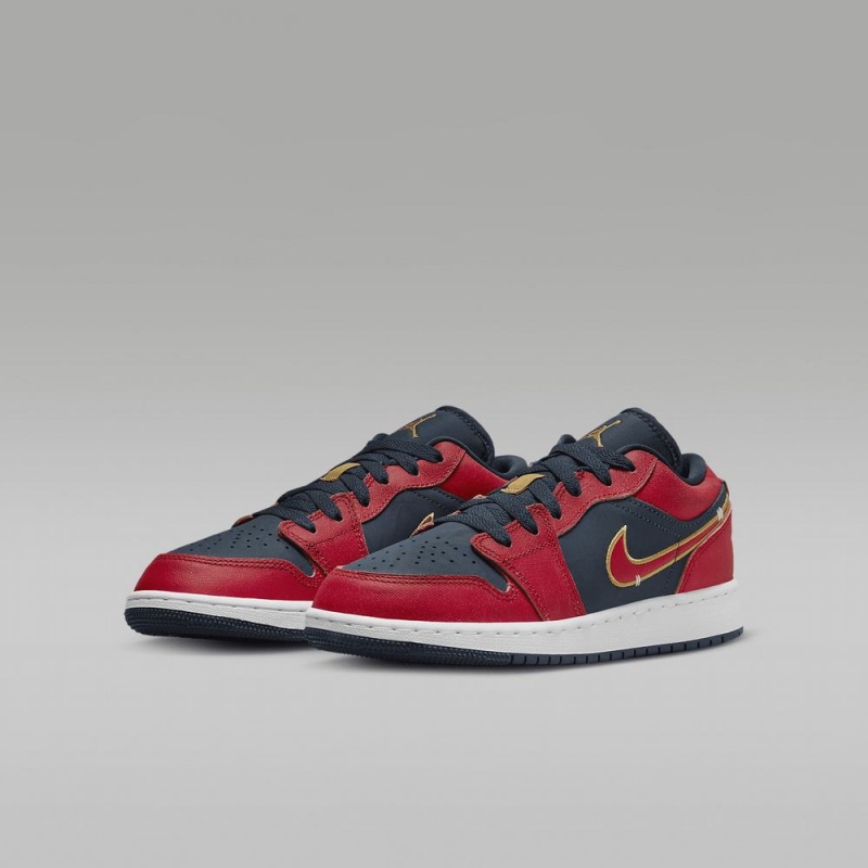Nike Air Jordan 1 Low SE Lasten Kengät Punainen Mustat | 856BCAHZI