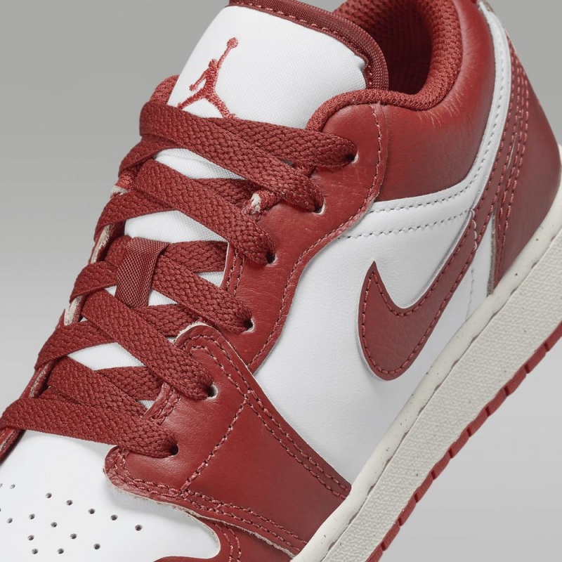 Nike Air Jordan 1 Low SE Lasten Kengät Punainen Valkoinen | 254NELKHU