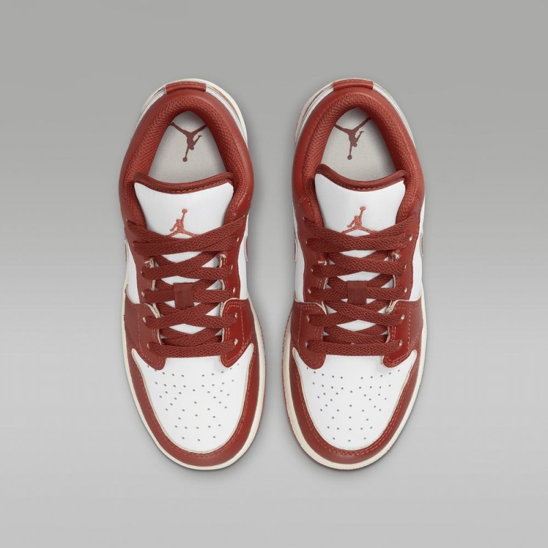 Nike Air Jordan 1 Low SE Lasten Kengät Punainen Valkoinen | 254NELKHU