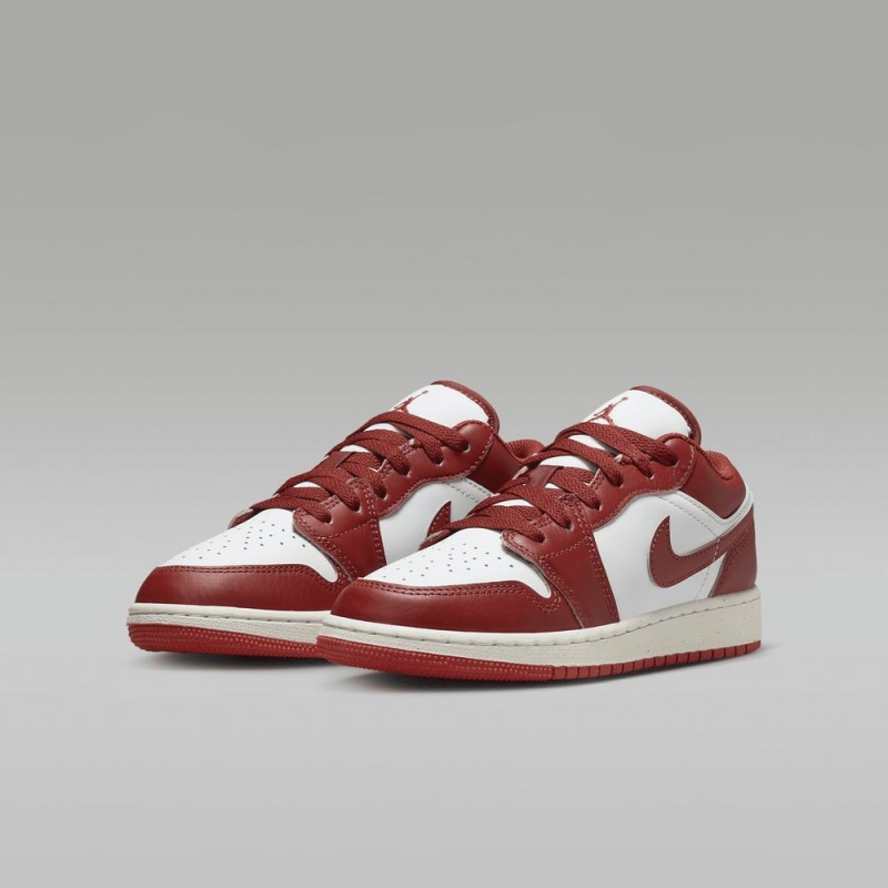 Nike Air Jordan 1 Low SE Lasten Kengät Punainen Valkoinen | 254NELKHU