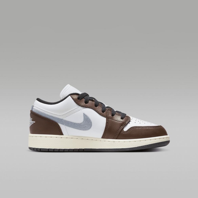 Nike Air Jordan 1 Low SE Lasten Kengät Valkoinen Suklaa | 172FGROUB