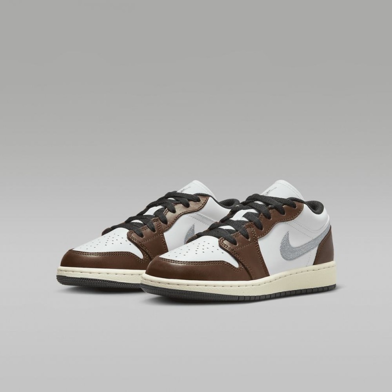 Nike Air Jordan 1 Low SE Lasten Kengät Valkoinen Suklaa | 172FGROUB