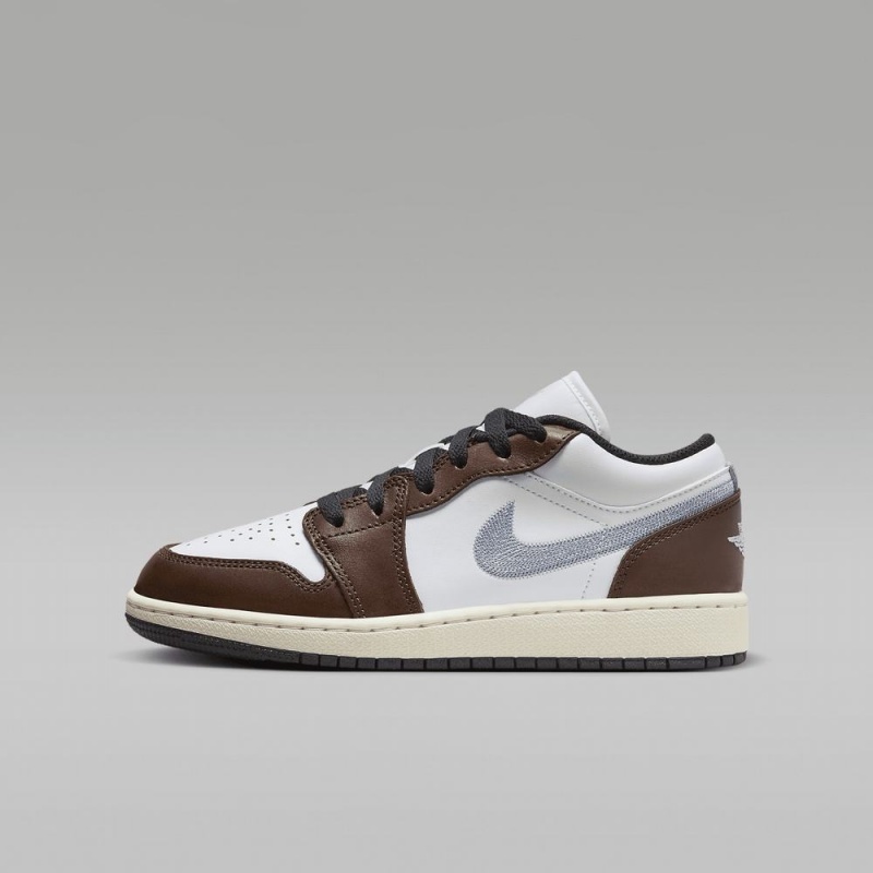 Nike Air Jordan 1 Low SE Lasten Kengät Valkoinen Suklaa | 172FGROUB