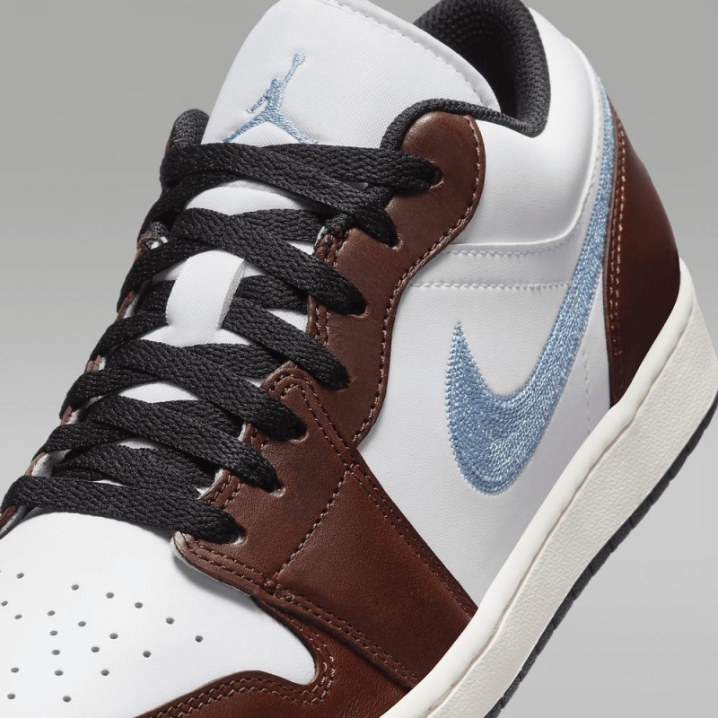 Nike Air Jordan 1 Low SE Miesten Kengät Valkoinen Mustat Sininen Harmaat | 149GVQOTK