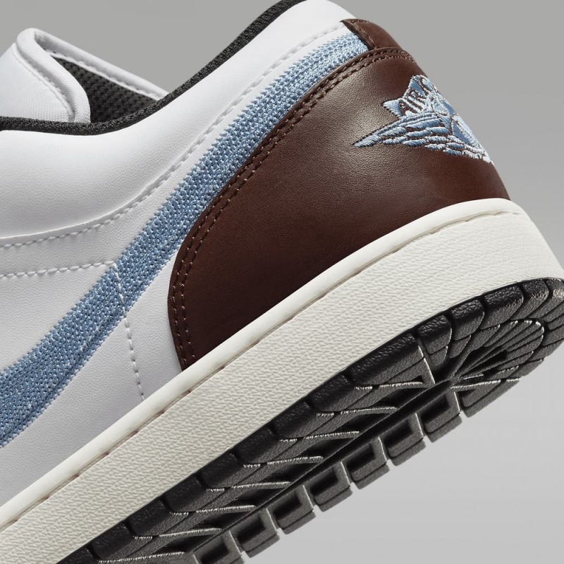 Nike Air Jordan 1 Low SE Miesten Kengät Valkoinen Mustat Sininen Harmaat | 149GVQOTK