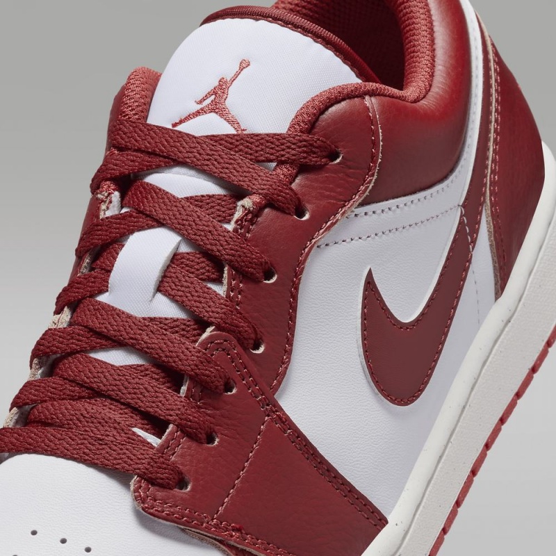 Nike Air Jordan 1 Low SE Miesten Kengät Valkoinen Punainen | 623YHWNMR